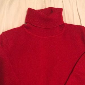 Talbots petites  pure cashmere turtleneck sweater  size PP